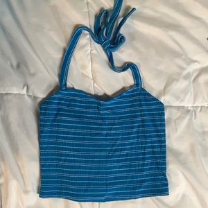 Pacsun blue crop top